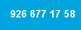 926 677 17 58